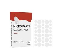 Microdarts Tag’Gone Spot Patches, Nano Microneedle Skin Tag & Pimple Spot Patches, 144 PCS/Box (2 Pack), Ultra-Thin Adhesive Tech for Sensitive Skin, Fast, Pain-Free, Suitable for All Skin Types