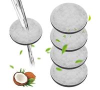 Microdisc Filters Replacement for Brita Water Bottle, Premium Activated Charcoal from Coconut Shells, Reduce 99% Chlorine, Lead, PFAS Microplastics, Water Bottle Filter Discs for Brita Carafe (4 Pack)