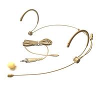 Microdot 4016 Headset Headworn Microphone For SENNHEISER Wireless System- Detachable Cable With 3.5mm Screw Locking Plug - Omidirectional Mic