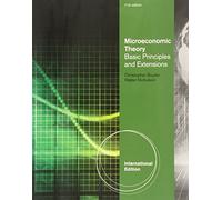 Microeconomic Theory: Basic Principles and Extensions