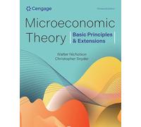 Microeconomic Theory : Basic Principles & Extensions