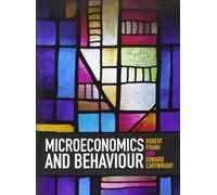 Microeconomics and Behaviour by Frank, Robert H, Cartwright, Edward (2013) Paperback
