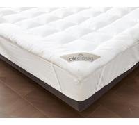 Microfbre Toppers Hotel Quality Super Soft 4 Inch/10cm Deep Microfibre Heavy Fill Mattress Toppers Box Stitched With Elasticated Corner Straps (Super King)
