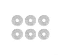 Microfiber 6 Pack Replacement Mop Cloth Kit Compatible for MOVA E40 Ultra Robot Vacuum Cleaner for Effortless Installation and Effective Cleaning in Pet Friendly Homes