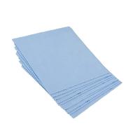 Microfiber 80pcs Cloths Cleaning Blue for Eyeglasses Lens | Jewellery Polishing, Camera Screen Dust Removal, Compact Reusable Pack