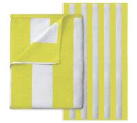 Microfiber Beach Towel Extra Large - Super Absorbent, Sand Free Beach Towels For Adults (100x200 cm) - Beach Towel 1 Piece - Quick Dry Beach, Swimming Towel, Pool Towel, Gym - Yellow
