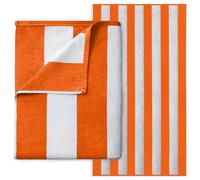 Microfiber Beach Towel Extra Large - Super Absorbent, Sand Free Beach Towels For Adults (100x200 cm) - Beach Towel 1 Piece - Quick Dry Beach, Swimming Towel, Pool Towel, Gym - Orange