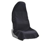 Microfiber Bench Shield - Moisture Wicking Mat, Machine Washable Drape, Rapid Drying Technology, Outdoor Recreation Gear, Snowfield Vehicle Supplies, Black Large Dimensions RV Cab Protection