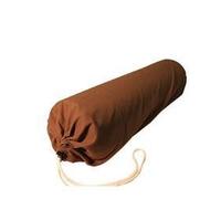 Microfiber Bolster Covers by NRG - Round Massage Bolster Pillow Covers - 6" x 27" - 100% Polyester Microfiber - Soft & Durable - Protection from Stains & Oil - Drawstring Closure (Dark Chocolate)