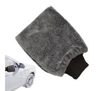 Microfiber Car Wash Mitt, Super Absorbent & Scratch-Free Double Sided Wash Mitt for Car Washing, for Cleaning Truck Automotive Trailer Sedan SUV RV Painting Glass Interior Wheel
