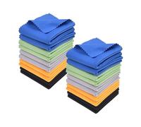 Microfiber Cleaning Cloth - 12x12 Inch Microfiber Cloth - Pack of 20 Large Cleaning Cloths - Microfiber Cleaning Cloth for Electronics and Monitors