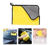Microfiber Cleaning Cloth-Microfiber Towel Ultra Absorbent Towels Weave Grime & Liquid Lint Free Streak Free Cleaning Rags for Car, Kitchen, and Window- Car Washing Cloth (30 * 40CM)