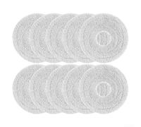 Microfiber Cleaning Pads for Airbot L50 Master Robot Vacuum Cleaner Washable Mop Cloths Replacement Accessories for Floor Maintenance 4 or 10 Count (10 PACK)
