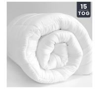 (Microfiber Double Duvet, 15 Tog Microfiber) Microfiber Duvets Quilts Hotel Quality Soft Warm Duvet Single Double King Size 4.5, 7.5, 10.5, 13.5, 15 Tog Anti Allergy Easy Care