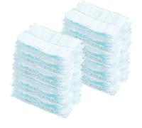 Microfiber Duster Refill Set - 20 PCS Flash Dust Magnet Heads in Blue, Disposable Electrostatic for Blinds, PC Keyboard, Office, Car Dashboard