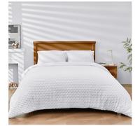 Microfiber Duvet Cover Double Bed | White Bedding Set | Thermal Bed Cover