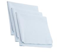 Microfiber Eyeglass Cloths 3 Pack Blue Lens Wipes for Glasses