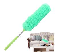 Microfiber Feathers Duster, Bendable Telescopic Duster with Extendable Pole, Flexible Hand Cobweb Cleaner for Cleaning Ceiling Fan, Cobwebs, High Ceiling, Furniture, Car