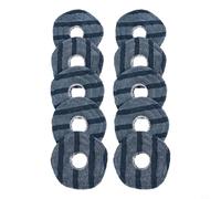 Microfiber for Mop Cloths for Eufy for x10 PRO for omni 4-Pack Soft Absorbent for Mop Pads for Eufy for x10 PRO for omni Replacement Mop Cloths for Eufy Robot Vacuum for omni 4-Pack Washable (10 PACK)
