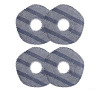 Microfiber for Mop Pads for Eufy for x10 Pro for omni for x9 Pro - High Absorbency Washable Cloths for Robot Vacuum Cleaners - for ideal for Pet Homes Hard Floors - 4 Pack(4pcs)