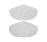 Microfiber For Steam Mop Replacement Pads For Vaporetto PAEU03 Smart35 Smart40 SV400 SV420 SV440, Washable Reusable Mop Cloths with Release Pull Tab(A)