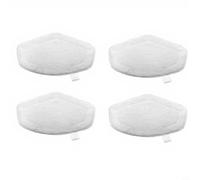 Microfiber For Steam Mop Replacement Pads For Vaporetto PAEU03 Smart35 Smart40 SV400 SV420 SV440, Washable Reusable Mop Cloths with Release Pull Tab(B)