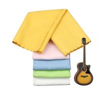 Microfiber Instrument Cloth - Cleaning Rag Set, Polishing Cloth | Soft Lint Free Scratch Free Design High Absorbency, Perfect For Guitar Piano Violin Bass Wind Instrument Care
