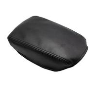 Microfiber Leather Armrest Cover For Audi A4 2009-2016 Car Center Control Box Trim Armrest(Black)