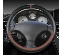 Microfiber Leather Auto Accessories Car Steering Wheel Cover For 206 207 208 308 406 408 508 301(Coffee)