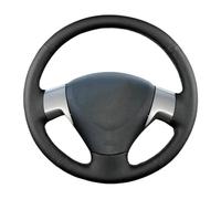 Microfiber Leather Car Interior Steering Wheel Cover For Toyota For Corolla 2009-2013(Gray Thread)