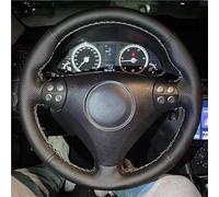 Microfiber Leather Car Steering Wheel Cover For Benz C SLK Class W203 R171 2004-2008 Case(Titanium)