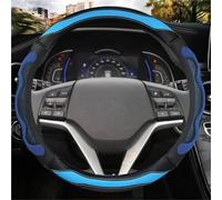 Microfiber Leather Car Steering Wheel Cover Non-Slip 38cm 15" For Hyundai For Tucson 3 2015-2019 Car Accessories Steering Wheel Cover(Blue)