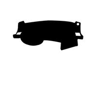 Microfiber Leather Car Styling Dashboard Cover Protective Mat Sunshade Pad For Subaru Outback For Legacy 2003-2009 Car Interior Accessories Shade(Black Brown)