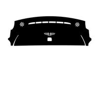 Microfiber Leather Car Styling Dashboard Cover Protective Mat Sunshade Pad For VOYAH Dreamer 2022-2024 Car Interior Accessories Shade(Black Black,With Horn)