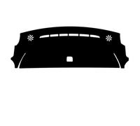 Microfiber Leather Car Styling Dashboard Cover Protective Mat Sunshade Pad For VOYAH Dreamer 2022-2024 Car Interior Accessories Shade(Black Black,Without Horn)