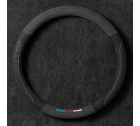Microfiber Leather Steering Wheel Cover for Bmw X5 X5M E53 E70 F15 G05 F95,Car Interior Decor Accessories Elastic Breathable Warm Plush Cover Wrap