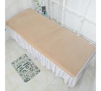 Microfiber Massage Table Bed Sheets Set of 2,Large Massage Towel,Machine Washable,Reusable,Table Cover Fitted Sheet Towels Premium Bed Cover for Spa Beauty Facial Salon (Camel,80 x 180cm)