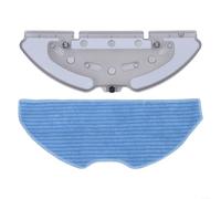Microfiber Mop Cloth and Holder Set for X-PLORER Serie 75 S+ Robot Vacuum Cleaner Accessories, Secure Attachment, Organises and Dries Mops for Efficient Domestic Floor Maintenance(C)