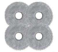 Microfiber Mop Cloth Compatible with 10090 AI Spin Evolution Ultra Power, Washable Replacement Pads for Robot Vacuum, Grey (4 Pack)(4 PACK)