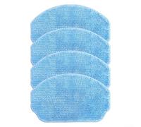 Microfiber Mop Cloth Kit Compatible with For Nedis WIFIVCR001CBK Robot Vacuum Efficient Floor Cleaning Solution (4 PACK)