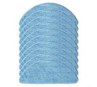 Microfiber Mop Cloth Replacement 410 Pack for bObsweep PetHair For SLAM Vacuum Suitable for Maintaining Clean Floors and Easy Attachment Replacement Parts (10 PACK)