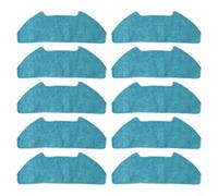 Microfiber Mop Cloth Replacement Kit for SmartAI S8 Pro For Redroad R10 Robot Vacuums Optimized for Attachment to Mopping Components (10 PACK)
