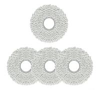 Microfiber Mop Cloths For Yeedi Pro+ For Ultra Plus For Ecovacs For Deebot For T30 For Omni Max Robot Vacuum Accessories Washable Replacement Cleaning Pads 4 Pieces(4 PACK)