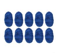 Microfiber Mop For Pads for Swiffer For Sweeper with Washable Dry and Wet Refill, Designed for Effective Dirt and Pet Hair Removal on Various Floor Surfaces (10 PCS-BLUE)