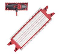 Microfiber Mop Head Replacement Pad Compatible with Vileda, Double Buckle Design, for Hardwood, Tile, Vinyl, Laminate, Marble, Stone Floors, 36x14cm, 64.3g