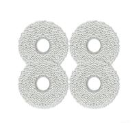 Microfiber Mop Pad Replacement for Roborock for qrevo Series for saros Z70 - High Absorbency Washable Cloths 4pcs(4 PACK)