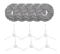 Microfiber Mop Pads and Nylon Side Brushes Kit 11pcs