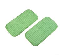 Microfiber mop pads for Swiffer For Sweeper 12 inch, washable and reusable replacement pads designed for multiple floor types, 2 pack