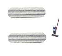 Microfiber Mop Pads for Vileda H2prO / O-Cedar H2prO,Washable Reusable Flat Mop,Replacement Cleaning Pads,2Pcs (grey)