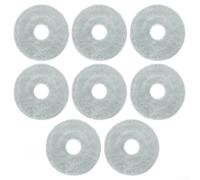 Microfiber Mop Pads for Xiaomi X20 Max Pro for dreame L10s for l20 for x40 Robot Vacuum - Reusable Wet Cleaning Cloths 8-10pcs(8PCS)